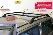 Barre Portatutto COMPATIBILI per Panda  141 A Portapacchi Tetto per Auto Barra