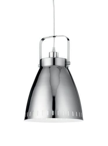 Lampadario metallo cromato - lampadario,