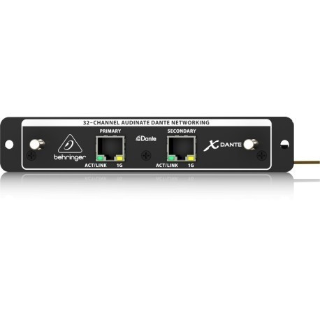 Behringer dante scheda - x-dante, di