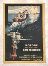 1919 COPERTINA PUBBLICITA' MOTORE FUORIBORDO BARCHE EVINRUDE