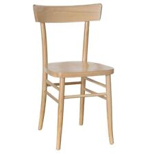 Sedia sala da pranzo in legno dipinta naturale stile milano