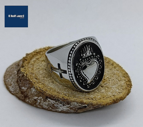 Anello uomo sacro cuore fascia