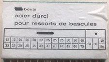 Acciaio temprato per molle