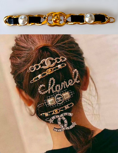 Fermaglio capelli chanel nuovo - capelli,