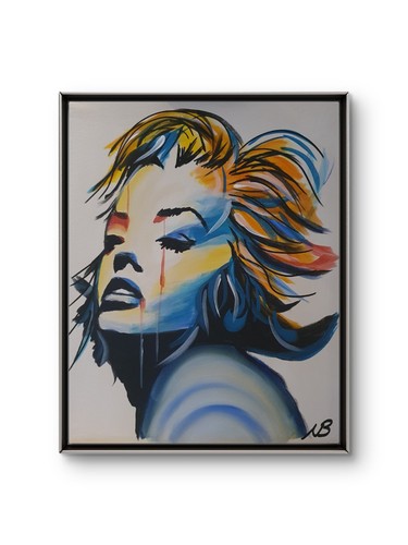 Ritratto colorato donna - colorato,