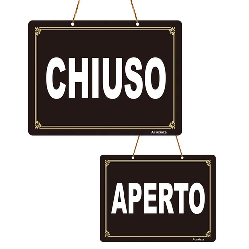 Acuxiaza cartello aperto - acuxiaza,