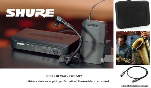 Shure blx14e p98h - p98h, m17