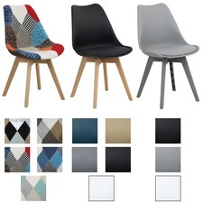 Sedia FUTURA con Cuscino e con Gambe in Plastica o Legno