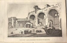 stampa originale 1834 Roma