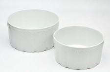 ROSENTHAL Classic Rose Monbijou bianco 2x ciotola da portata ciotole da portata CIOTOLA