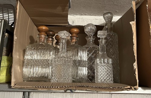 Bottiglie cristallo vintage - di,