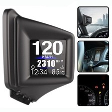 P8 Auto Digitale HUD Head Up Display Tachimetro RPM Allarme OBD2 GPS Smart Gauge