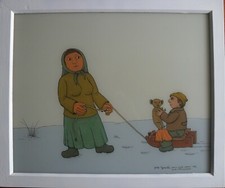 JOSIP GENERALIC - Olio su vetro - Autentico 1976 - NO Ligabue Mraz Virius Blasic