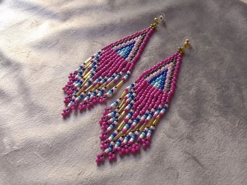 Orecchini boho fatti mano - orecchini,