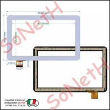 VETRO TOUCH SCREEN PER TABLET MEDIACOM SMARTPAD S2 M-MP1S2A3G RICAMBIO BIANCO