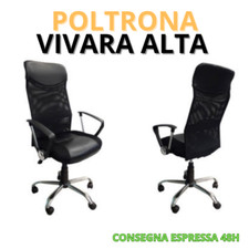 POLTRONA VIVARA ALTA NERA ECO