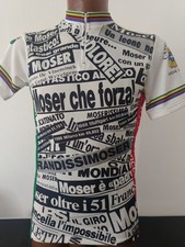 MAGLIA SHIRT CYCLING BIKE CICLISMO VINTAGE CELEBRATIVA FRANCESCO MOSER TG L