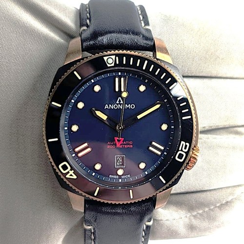 Anonimo nautilo bronze blue - bronze,