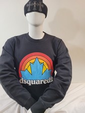Dsquared2 Felpa Uomo Nera Uomo