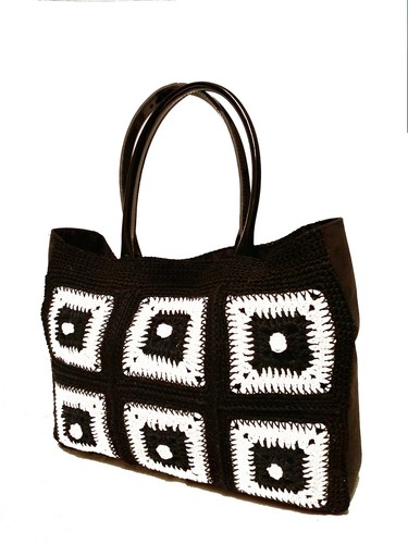 Borsa uncinetto granny - uncinetto,