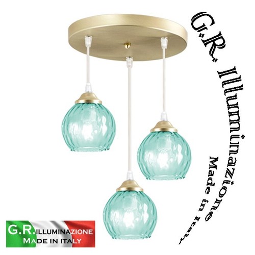 Lampadario moderno vetro - in,