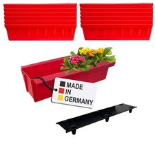 Pallet Fioriera 12er-Set Rosso