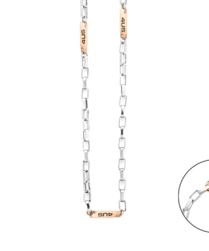 Collana uomo acciaio 316l - collana, in