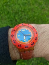 Swatch Orologio Vintage Watch Scuba 200 Funzionante Cinturino Originale