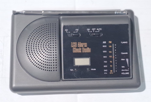 Vintage radiosveglia lcd alarm - radiosveglia,