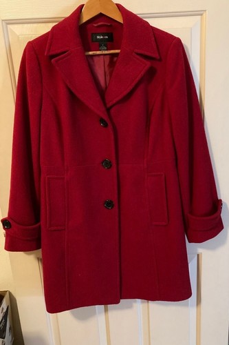 Giacca cappotto rosso - , donna