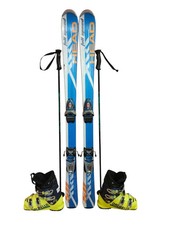 Set Sci Scarponi Bastoni H 137 cm | Head - Blu arancio - 137