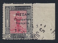 1943 FEZZAN - Pittorica n. 3df 1fr su 10c. Acronimo USATO A.Diena - Bolaffi