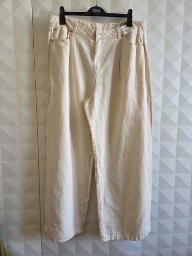 Jeans denim gamba larga - denim,