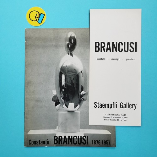 1960 brancusi mostra - mostra, d'arte