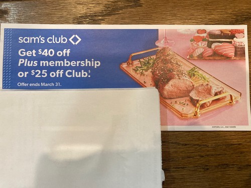 Coupon sam club 25 di - sam's,