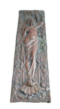 Placca rame sbalzo stile - placca,