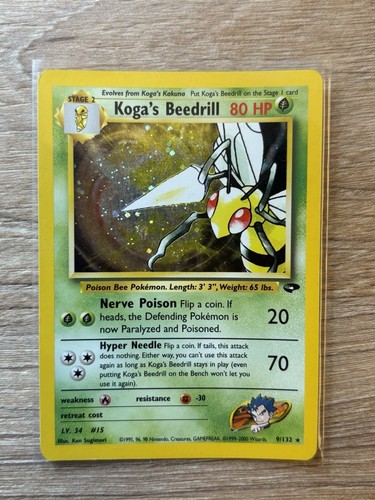 Pokemon koga beedrill - koga's, 9/132