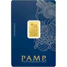 Lingotto oro Pamp Fortuna 2,5 grammi oro 9999 in blister originale