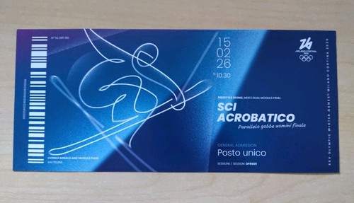 Biglietto ricordo olimpiadi - ricordo,