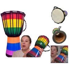 Tamburo Djembe Arcobaleno