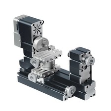 Mini Tornio in Metallo Tornio Multifunzione per Lavorazione Legno Casa