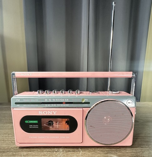 Sony cfm 120 rosa registratore - sony, cfm-120