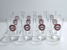 Bicchieri birra DREHER vintage set 12 pezzi Anni 70 80 da collezione in vetro