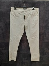 Siviglia jeans uomo men beige  tg 54 size 40 pantalone pants estivo comoda 