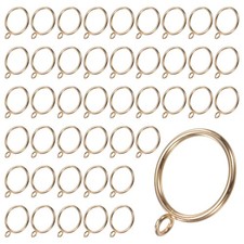 44 Piece Gold Curtain Rings