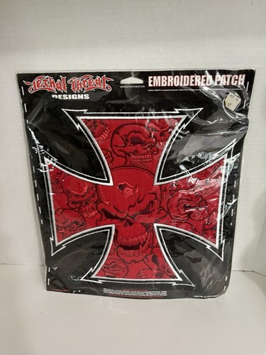 Teschi iron cross back - iron-on,
