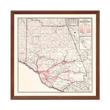 Vecchia mappa della - , di