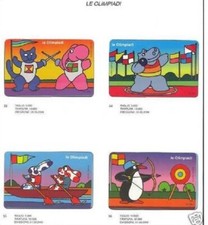 SAN MARINO 2000 4 SCHEDE TELEFONICHE OLIMPIADI