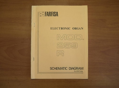 Farfisa 259 original service - 259,