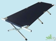 LETTINO PIEGHEVOLE CAMPING CAMPEGGIO ALLUMINIO 190x64x42 BORSA BRANDINA BRANDA